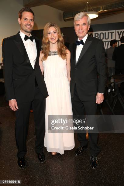 Benjamin Otto, Member of Board of Management Otto Group and his wife Janina Otto and his father Dr. Michael Otto, CEO Otto Group during the 2nd ABOUT...