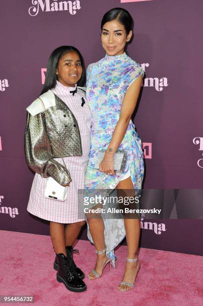 Jhene Aiko and Namiko Love Browner attend VH1's 3rd Annual "Dear Mama: A Love Letter To Moms" at The Theatre at Ace Hotel on May 3, 2018 in Los...