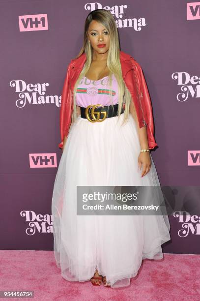 Malaysia Pargo attends VH1's 3rd Annual "Dear Mama: A Love Letter To Moms" at The Theatre at Ace Hotel on May 3, 2018 in Los Angeles, California.