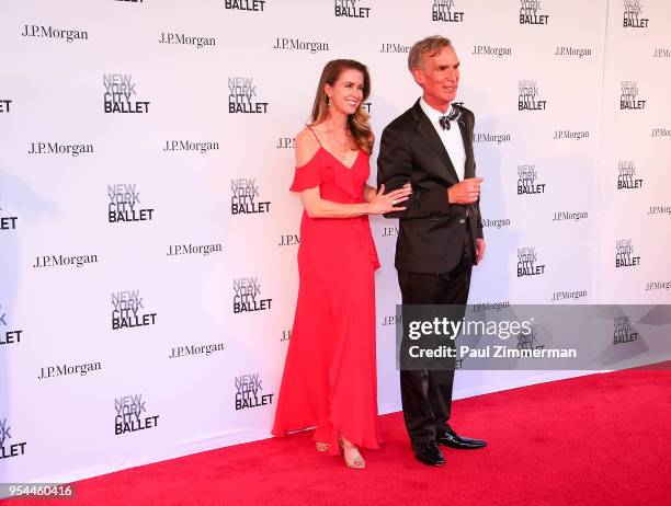 Blair Trindall and Bill Nye attend the 2018 New York City Ballet Spring Gala at David H. Koch Theater, Lincoln Center on May 3, 2018 in New York City.