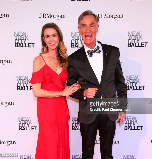 Blair Trindall and Bill Nye attend the 2018 New York City Ballet Spring Gala at David H. Koch Theater, Lincoln Center on May 3, 2018 in New York City.