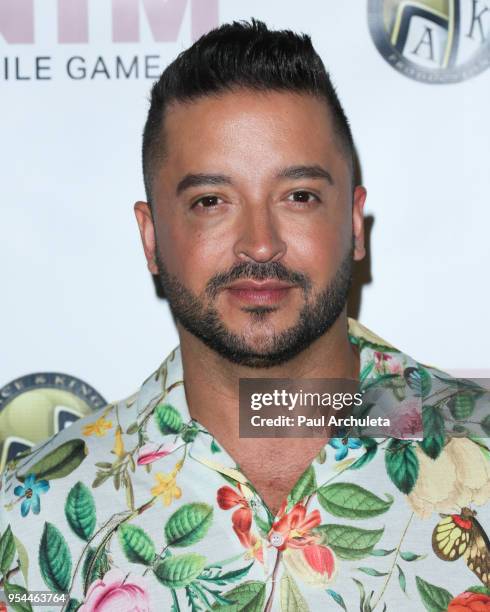 Actor Jai Rodriguez attends the release of the "America's Next Top Model" mobile game at Avalon on May 3, 2018 in Hollywood, California.