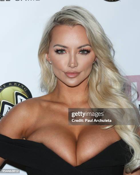 Model Lindsey Pelas attends the release of the "America's Next Top Model" mobile game at Avalon on May 3, 2018 in Hollywood, California.