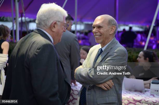 Richard Ravitch and President and CEO, Mount Sinai Health System Dr. Ken Davis attend Mount Sinai Health System 2018 Crystal Party at Central Park...
