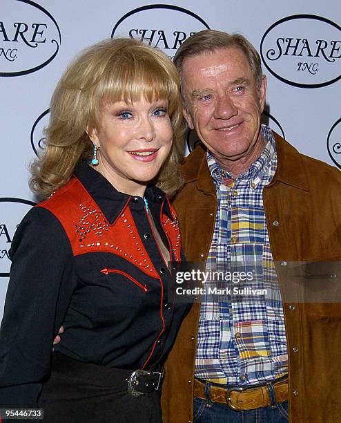 Barbara Eden and husband