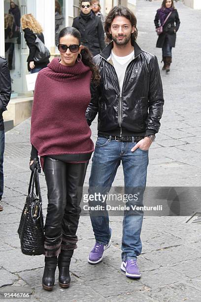 Randi Ingerman and Nicola Paolinelli attend the second day of the 14th Annual Capri Hollywood International Film Festival on December 28, 2009 in...