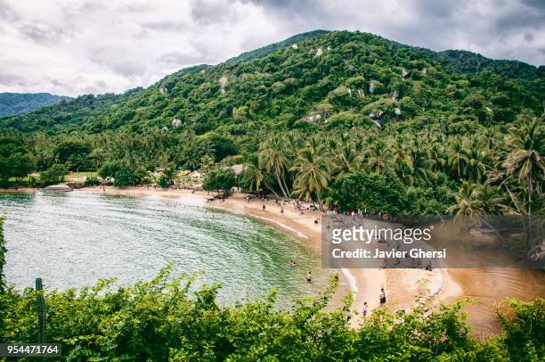 parque nacional tayrona. colombia. - colombia stock pictures, royalty-free photos & images