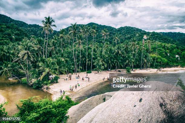 parque nacional tayrona. colombia. - magdalena department colombia stock pictures, royalty-free photos & images