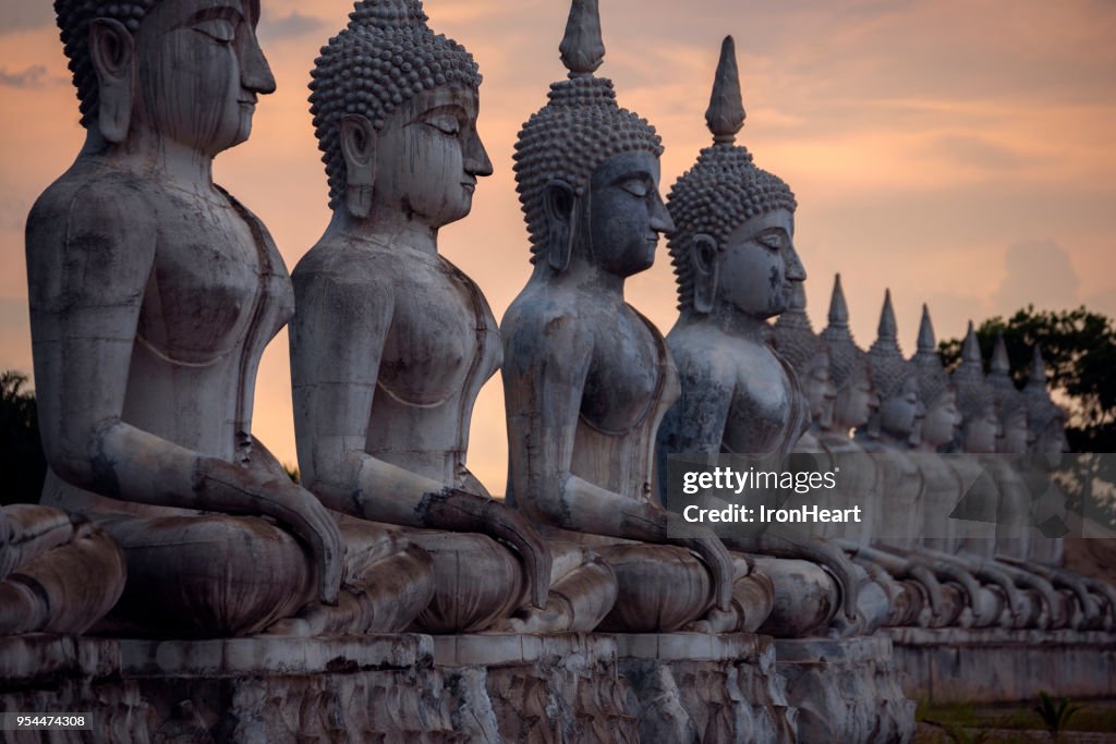 Statue buddha image in Nakorn Si Thammarat, Thailand.