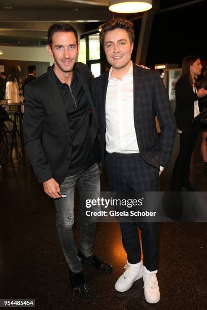 Marcel Remus and Philipp Isterewicz during the 2nd ABOUT YOU Awards 2018 at Bavaria Studios on May 3, 2018 in Munich, Germany.