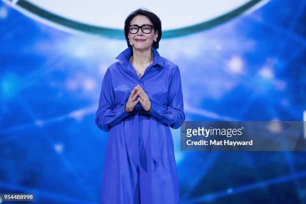 Television personality and news journalist Ann Curry speaks on stage during WE Day at KeyArena on May 3, 2018 in Seattle, Washington.