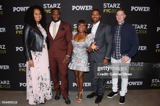 Producers Courtney Kemp, Curtis '50 Cent' Jackson, actors Naturi Naughton, Omari Hardwick and Joseph Sikora arrive to the For Your Consideration...