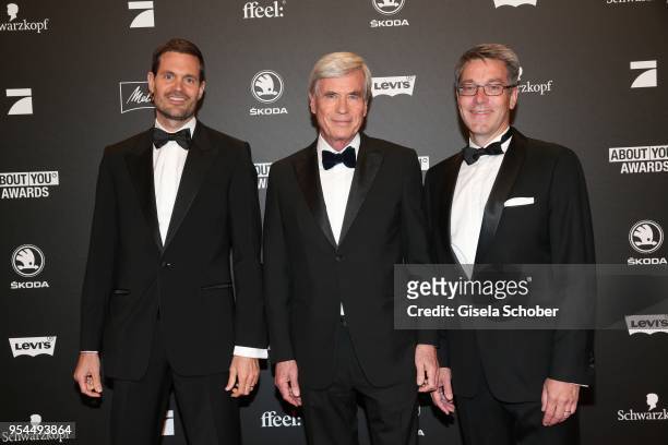 Benjamin Otto, Member of Board of Management Otto Group, Dr. Michael Otto, CEO Otto Group and Alexander Birken, CEO Otto Group during the 2nd ABOUT...