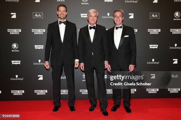 Benjamin Otto, Member of Board of Management Otto Group, Dr. Michael Otto, CEO Otto Group and Alexander Birken, CEO Otto Group during the 2nd ABOUT...