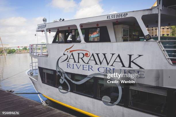 the sarawak river cruise on the sarawak river - sarawak state stock pictures, royalty-free photos & images