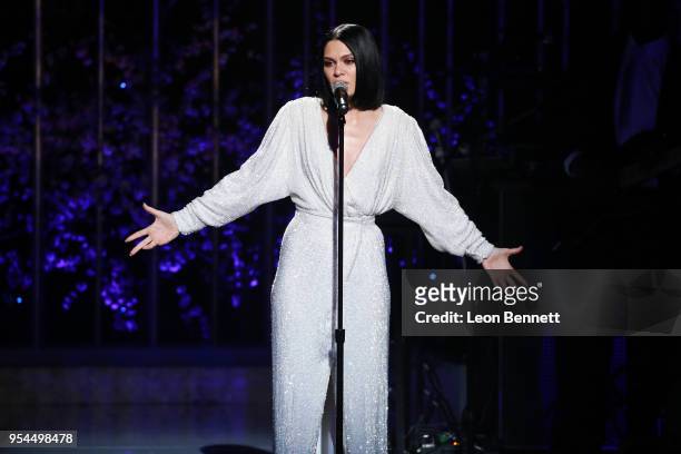 Music artist Jessie J performs onstage during VH1's 3rd Annual "Dear Mama: A Love Letter To Moms" - Inside Show at The Theatre at Ace Hotel on May 3,...