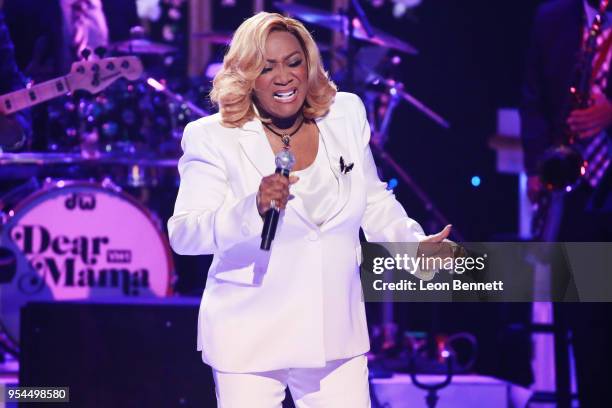 Music artist Patti LaBelle performs during VH1's 3rd Annual "Dear Mama: A Love Letter To Moms" - Inside Show at The Theatre at Ace Hotel on May 3,...