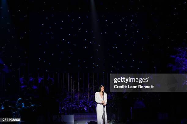 Music artist Jessie J performs onstage during VH1's 3rd Annual "Dear Mama: A Love Letter To Moms" - Inside Show at The Theatre at Ace Hotel on May 3,...