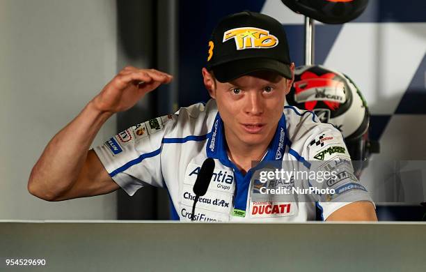 Tito Rabat Reale Avintia Racing Ducati in the press conference before of the Gran Premio Red Bull of Spain, Circuit of Jerez - Angel Nieto, Jerez de...