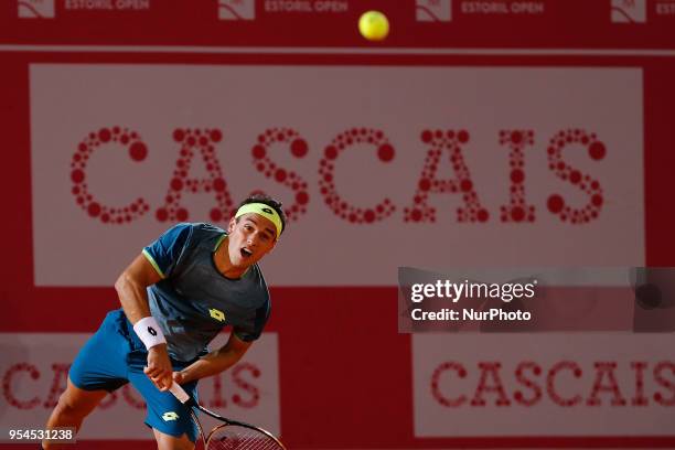 Nicolas Kicker from Argentina in action during the match between Pablo Carreno Busta from Spain and Nicolas Kicker from Argentina for Millennium...