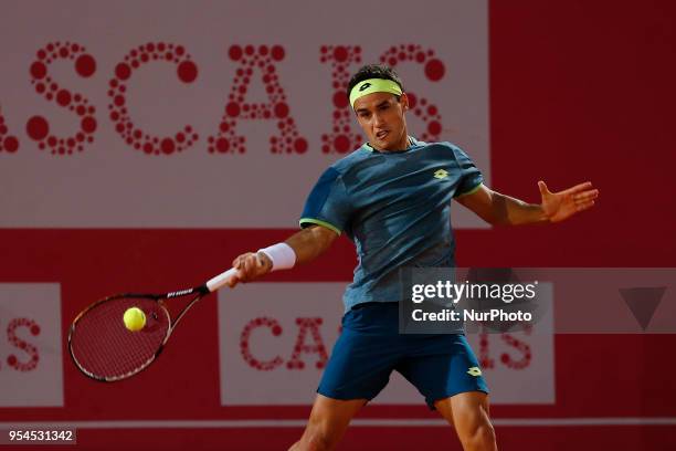 Nicolas Kicker from Argentina in action during the match between Pablo Carreno Busta from Spain and Nicolas Kicker from Argentina for Millennium...