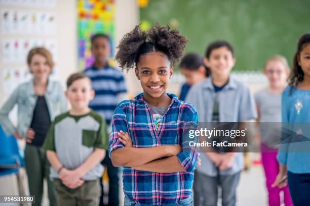 happy kids at school - class photo stock pictures, royalty-free photos & images