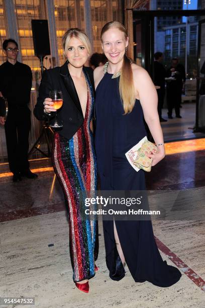 Annaleigh Ashford and Emily Clark attends New York City Ballet 2018 Spring Gala at David H. Koch Theater, Lincoln Center on May 3, 2018 in New York...