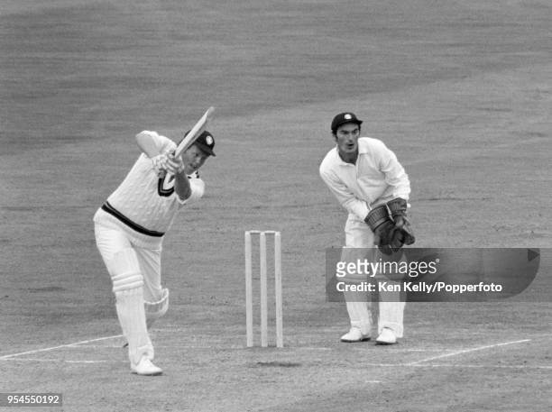 Graeme Pollock of South Africa batting for Rest of the World XI during the 3rd match of the five-match series between England and a Rest of the World...