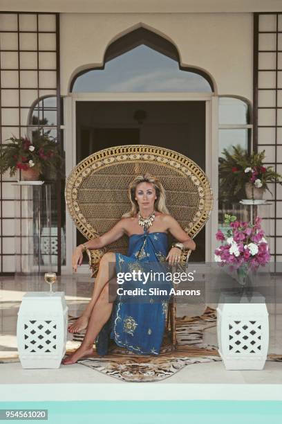 Princess Bea von Auersperg, Marabella, Spain, 1983.