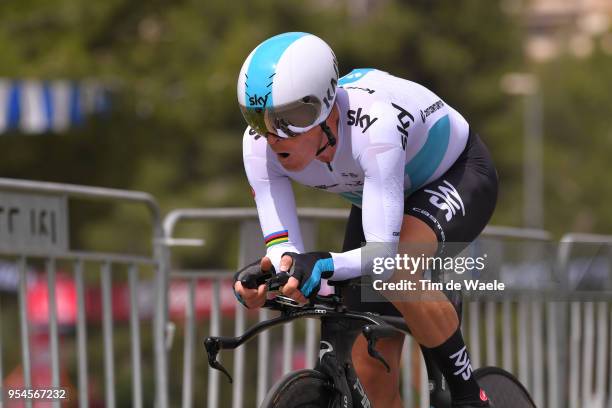 Vasil Kiryienka of Belarus and Team Sky / during the 101th Tour of Italy 2018, Stage 1 a 9,7km Individual Time Trial from Jerusalem to Jerusalem /...