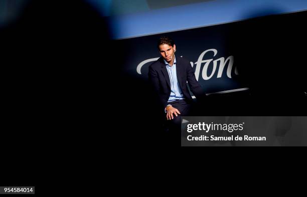 Rafa Nadal during the 'Tecnologia Y Deporte' forum in Madrid on May 4, 2018 in Madrid, Spain.