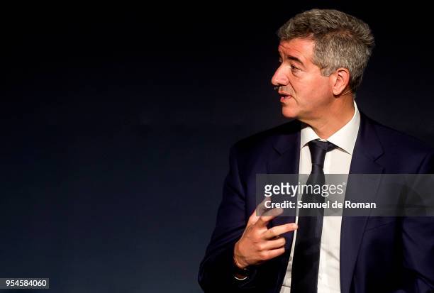 Miguel Angel Gil Marin during the 'Tecnologia Y Deporte' Forum in Madrid on May 4, 2018 in Madrid, Spain.