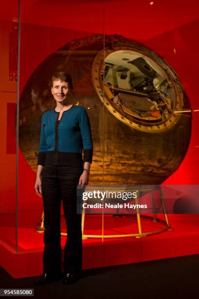 Chemist, the first Briton in space and the first woman to visit the Mir space station in 1991, Helen Sharman is photographed for the Times on...