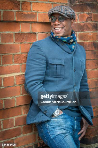 Broadcaster, football pundit and former footballer Ian Wright is photographed on February 23, 2018 in London, England.