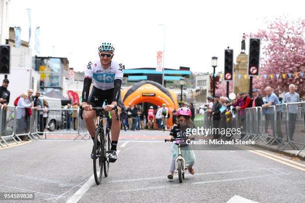 Start / Ian Stannard of Great Britain and Team Sky / Alice / Daughter / during the 4th Tour of Yorkshire 2018, Stage 2 a 149km stage from Barnsley to...