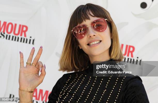 Brisa Fenoy attends the 'Glamour Beauty Summit photocall' at Gines de los Rios Foundation on May 4, 2018 in Madrid, Spain.