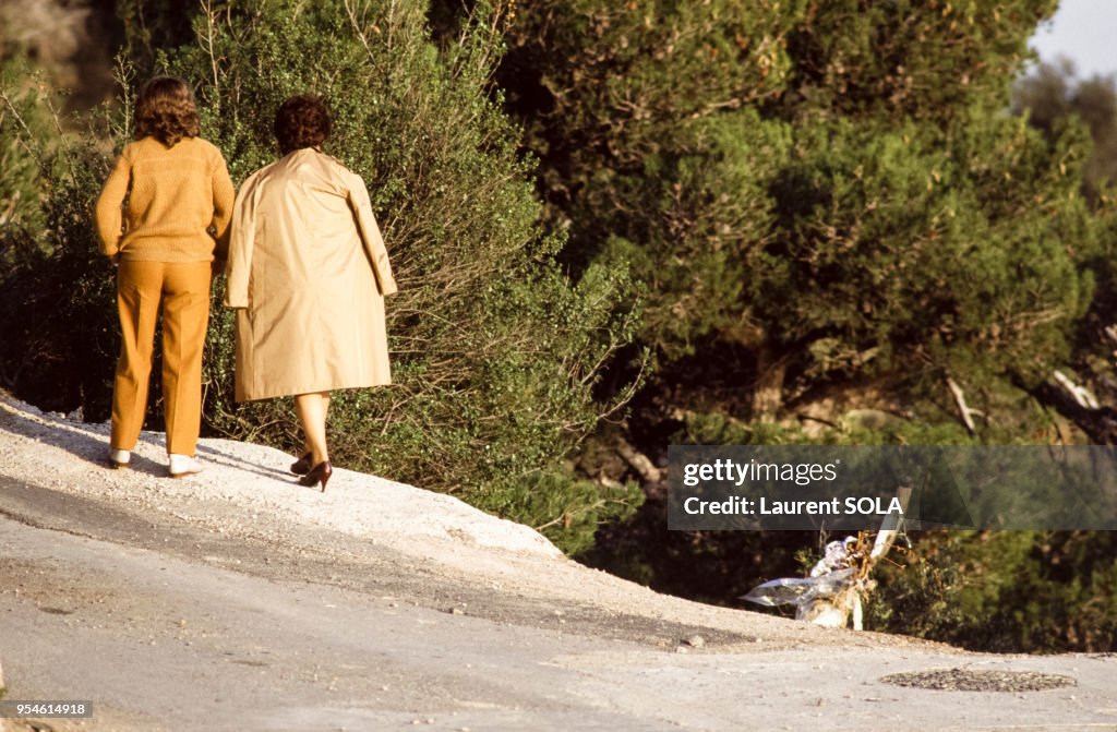 Le lieu de l'accident de Grace de Monaco en 1982