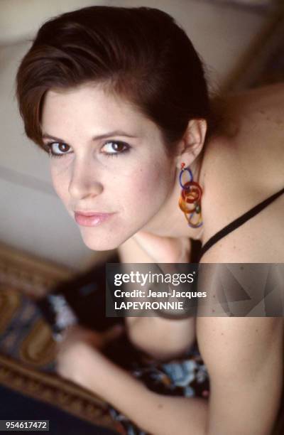 Actrice Carrie Fisher en mai 1983 à Los Angeles, Etats-Unis.