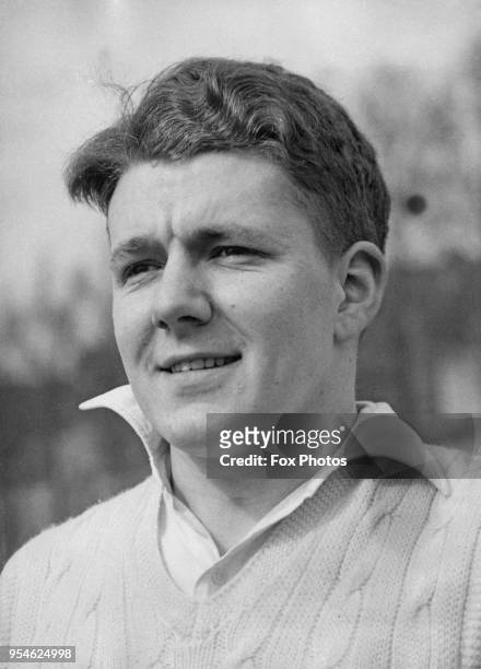 English cricketer Phil Sharpe of Yorkshire C.C.C., April 1958.