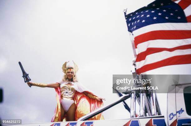 Affiche d'un film américain en mai 1985 à Cannes, France.