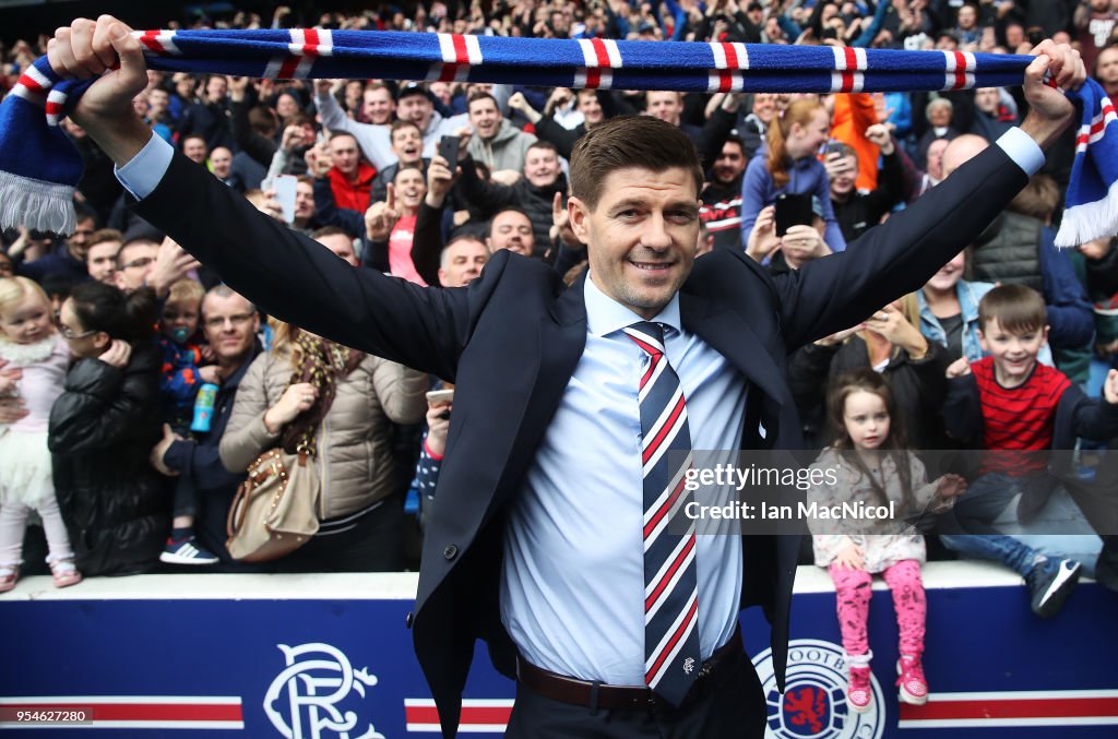 Steven Gerrard is Unveiled as the New Manager at Rangers