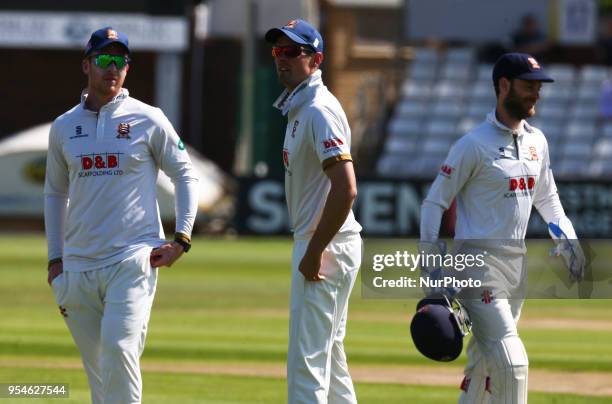 Essex's Alistair Cook during Specsavers County Championship - Division One, day one match between Essex CCC and Yorkshire CCC at The Cloudfm County...