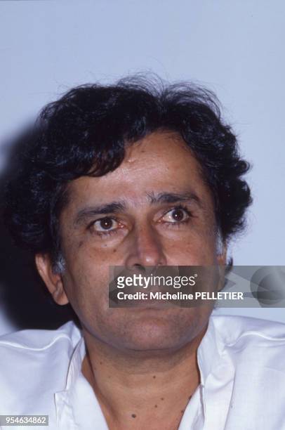 Acteur et réalisateur indien Shekhar Kapur au Festival de Cannes le 12 mai 1983, France.