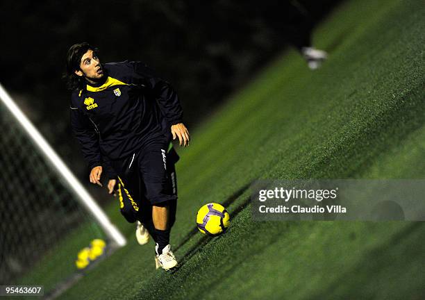 Christian Zaccardo of FC Parma during the training session at Ta Qali Stadium on December 28, 2009 in Malta, Malta.