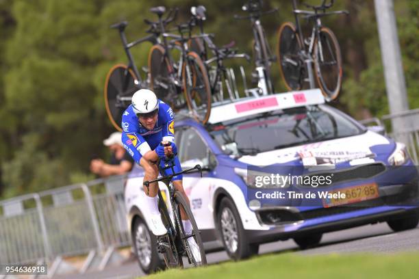 Maximilian Schachmann of Germany and Team Quick-Step Floors / during the 101th Tour of Italy 2018, Stage 1 a 9,7km Individual Time Trial from...