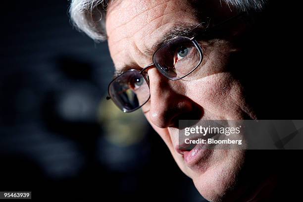 Adair Turner, chairman of the Financial Services Authority , speaks during an interview at the FSA headquarters in London, U.K., on Monday, Nov. 23,...