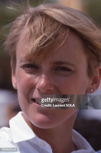 Actrice Mary Beth Hurten mai 1985 à Cannes, France.