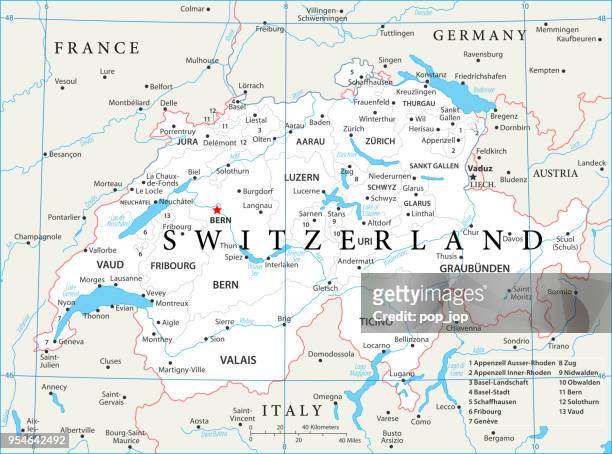 02 - switzerland - white 10 - zurich map stock illustrations