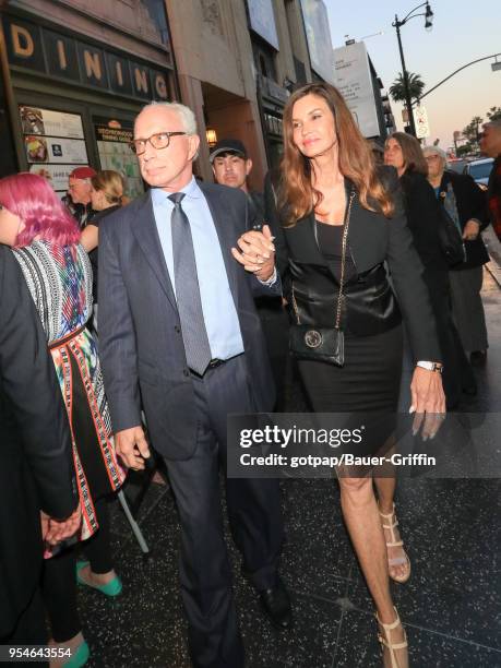 Janice Dickinson and Dr. Robert Gerner are seen on May 03, 2018 in Los Angeles, California.