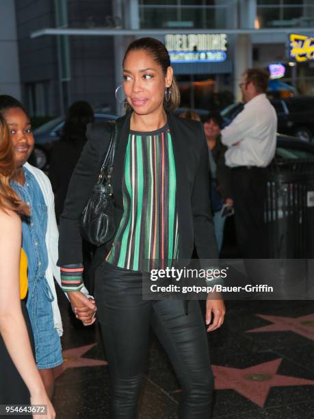 Gina Torres is seen on May 03, 2018 in Los Angeles, California.